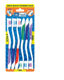 Bàn Chải Người Lớn, Lông Cứng Nhẹ - Dr. Fresh 6 Cây