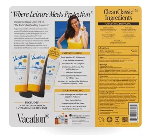 Kem chống nắng Vacation Classic Lotion SPF 50