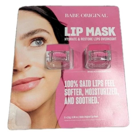 Bộ 2 Mặt Nạ Dưỡng Môi Qua Đêm Babe Hydrate & Restore Lip Mask