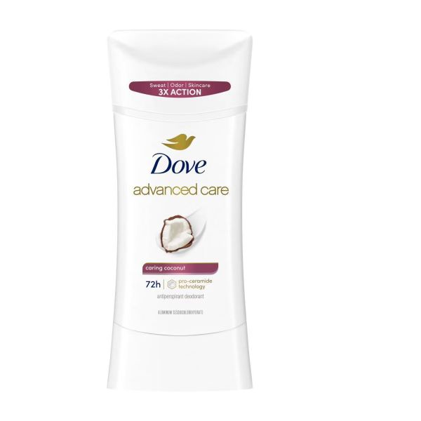 Lăn Khử Mùi Dove Nữ Caring Coconut Dạng Sáp 72H