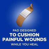 BAND-AID Flexible Fabric 100 Miếng – Băng Cá Nhân Vải Co Giãn, Nhiều Kích Thước, Tiện Dụng