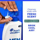 Dầu gội Head & Shoulders Men Refreshing Men 835ml – Sạch gàu, mát lạnh