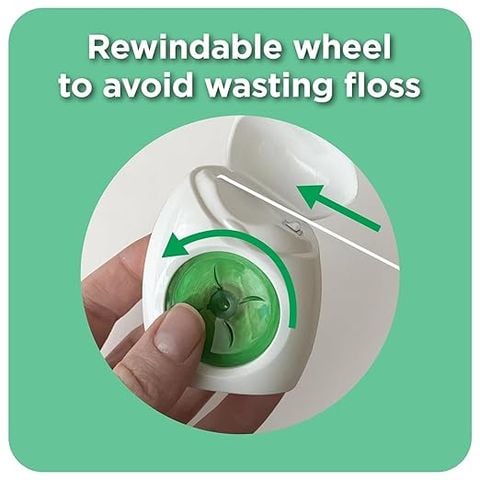 GUM Pro-Weave Dental Floss Mint – Chỉ Nha Khoa Chống Tưa, Hương Bạc Hà, 3 Cuộn Lớn + 2 Mini