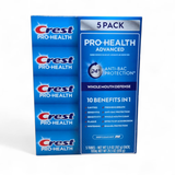 Kem đánh răng Crest Pro-Health Advanced Whole Mouth Defense 5 tuýp x 167g (Mỹ)