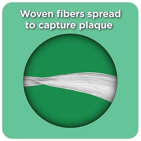 GUM Pro-Weave Dental Floss Mint – Chỉ Nha Khoa Chống Tưa, Hương Bạc Hà, 3 Cuộn Lớn + 2 Mini