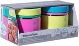 Bộ Hũ Giữ Nhiệt Thức Ăn ThermoFlask 20oz – 2 Hũ (Hồng & Xanh / Hồng & Vàng)