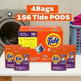 Thùng viên giặt quần áo Tide Pods hương Spring Meadow (Loại 156 viên)