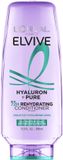 Dầu Gội Thanh Lọc & Cấp Ẩm 72H Cho Tóc Dầu – L'Oréal Elvive Hyaluron + Pure