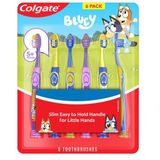 Bàn Chải Đánh Răng Trẻ Em Colgate Bluey – Set 6 Cây (Dành Cho Bé 5+)