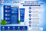 Kem đánh răng Crest Pro-Health Advanced Whole Mouth Defense 5 tuýp x 167g (Mỹ)