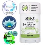 Thanh lăn khử mùi MONA 100% tự nhiên, không ố áo cho trẻ em & thanh thiếu niên Sz mini [Mỹ]