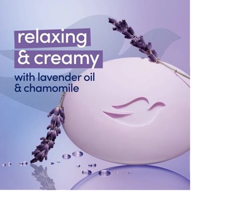 Xà phòng dưỡng ẩm Dove Relaxing Lavender Oil & Chamomile – Thư giãn và chăm sóc làn da dịu êm