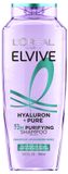 Dầu Gội Thanh Lọc & Cấp Ẩm 72H Cho Tóc Dầu – L'Oréal Elvive Hyaluron + Pure