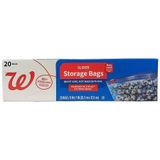 Túi Zip Đựng thực phẩm Walgreens Double Zipper Seal, Không chứa BPA, chuẩn Mỹ