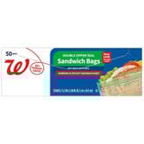 Túi Zip Đựng thực phẩm Walgreens Double Zipper Seal, Không chứa BPA, chuẩn Mỹ