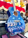 Guitar Acoustic Gibson (xanh)
