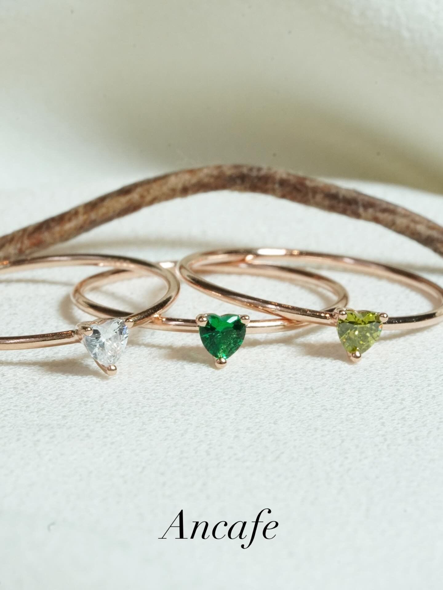 [ancafe-accessories] Nhẫn R250K-243-12-VH-XANH RÊU