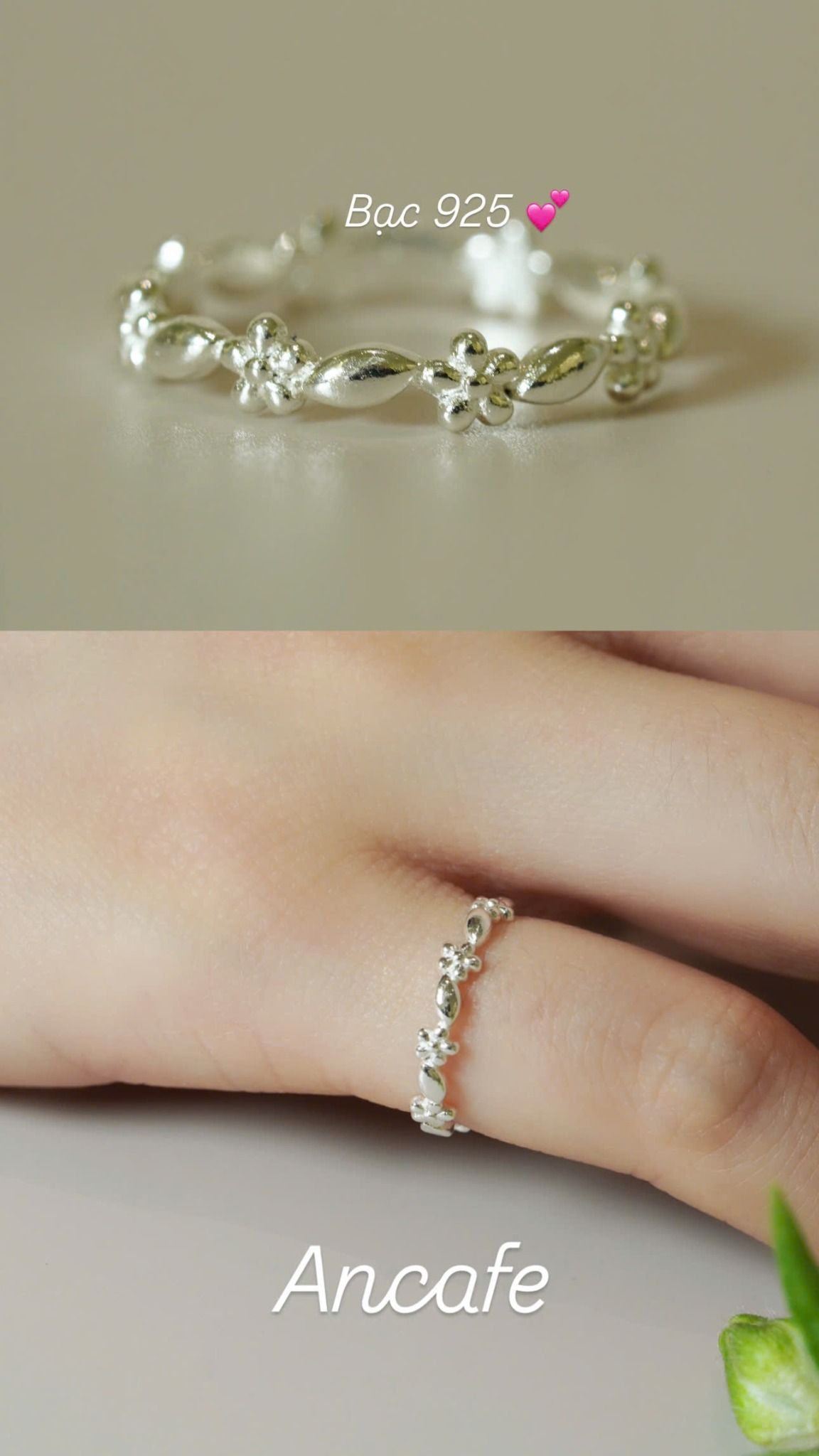 [ancafe-accessories] Nhẫn R320K-017-5-BAC