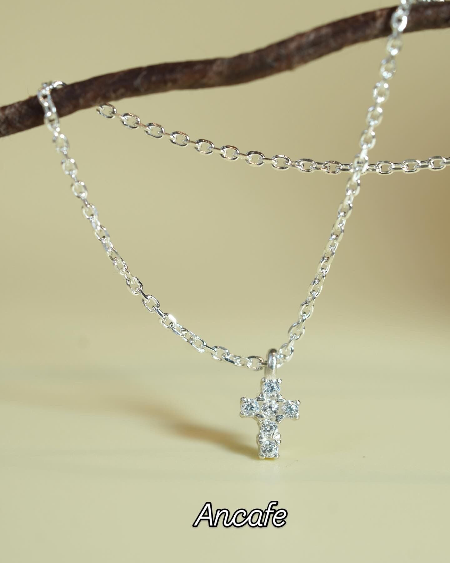 [ancafe-accessories] Dây chuyền NL420K-043-BAC-SỢI DÀY