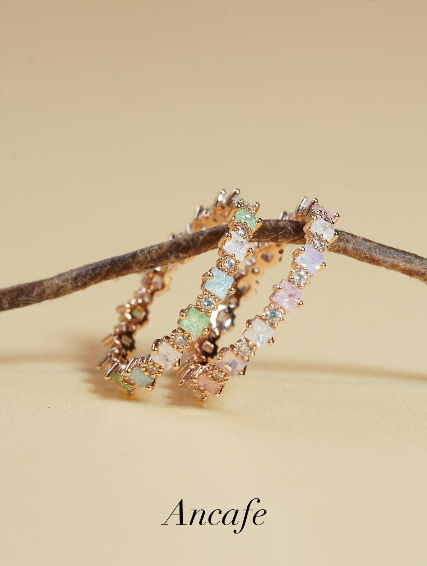 [ancafe-accessories] Nhẫn R290K-064-12-VH-ĐÁ XANH