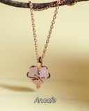 [ancafe-accessories] Dây chuyền NL520K-016-VH-TIM HỒNG