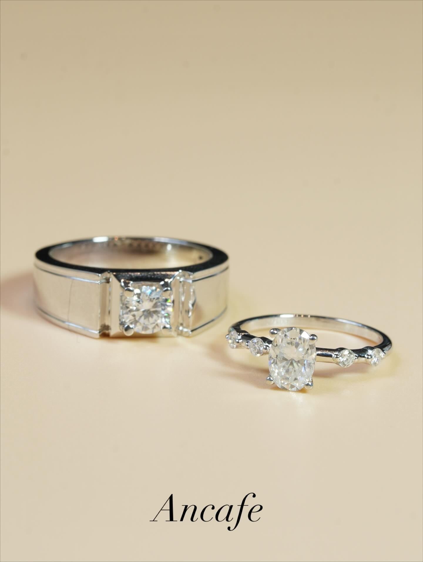 Nhẫn đôi nam nữ - Ancafe Harmony - 62