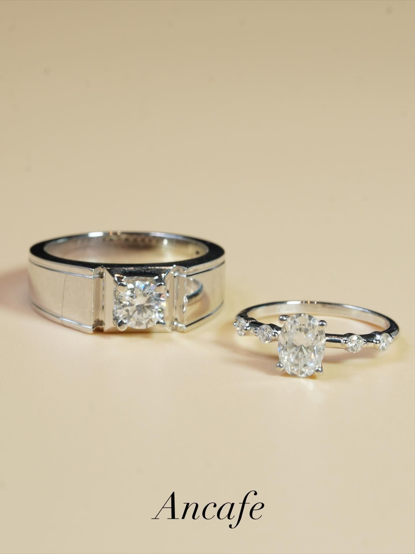 Nhẫn đôi nam nữ - Ancafe Harmony - 62