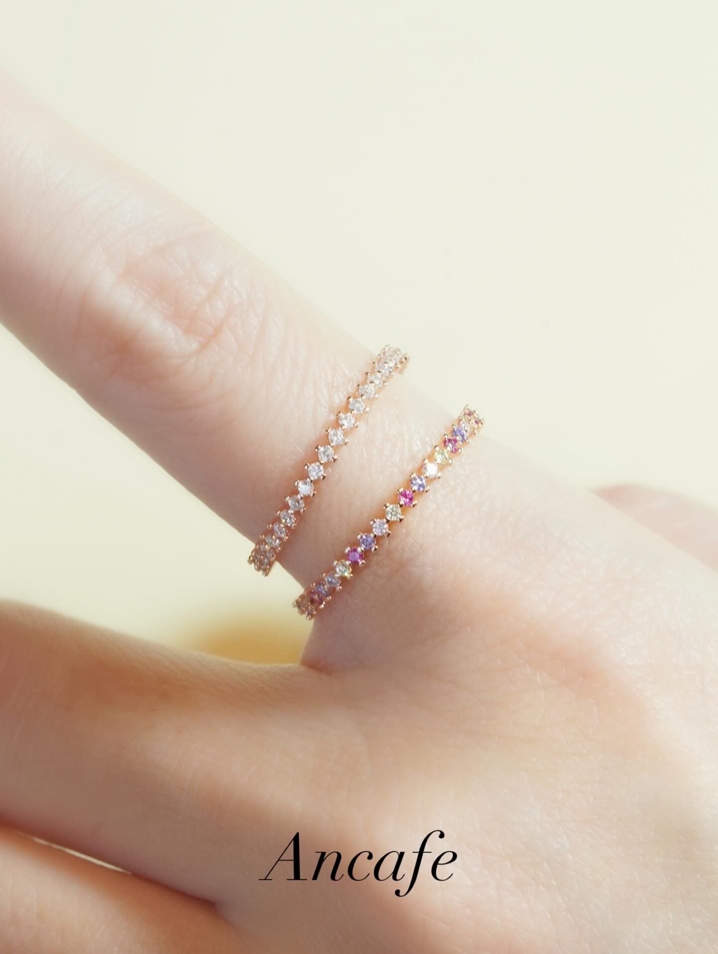 [ancafe-accessories] Nhẫn R250K-242-12-VH-ĐÁ MÀU