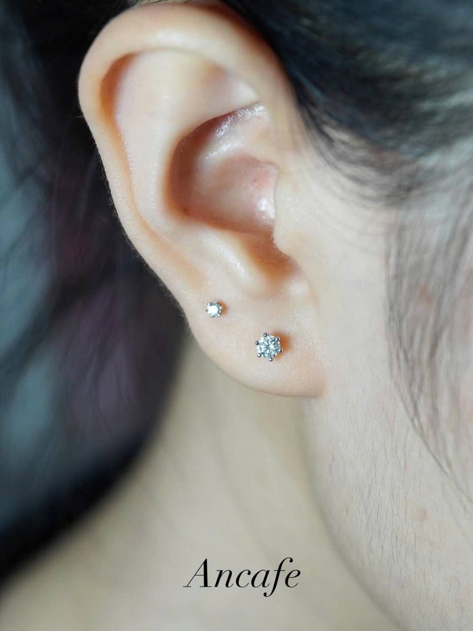 [ancafe.shop] Hoa tai kim cương lab 3li vàng 14k