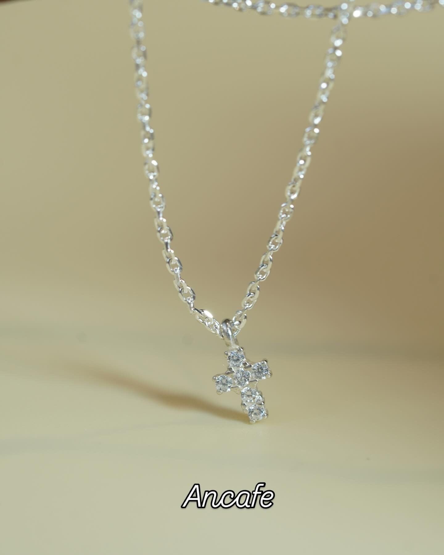 [ancafe-accessories] Dây chuyền NL420K-043-BAC-SỢI DÀY