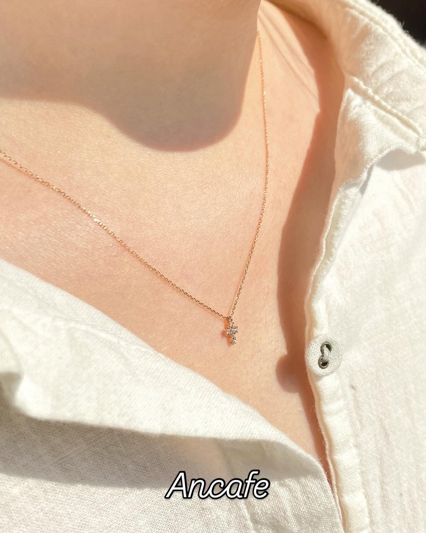 [ancafe-accessories] Dây chuyền NL450K-026-VH-SỢI DÀY