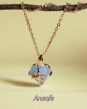 [ancafe-accessories] Dây chuyền NL520K-016-VH-TIM XANH