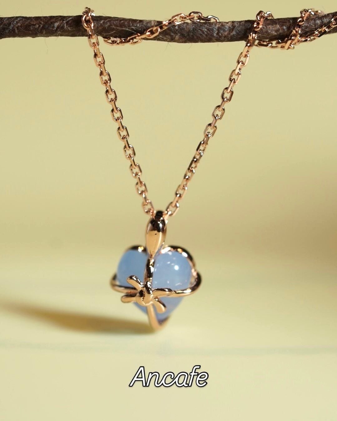 [ancafe-accessories] Dây chuyền NL520K-016-VH-TIM XANH