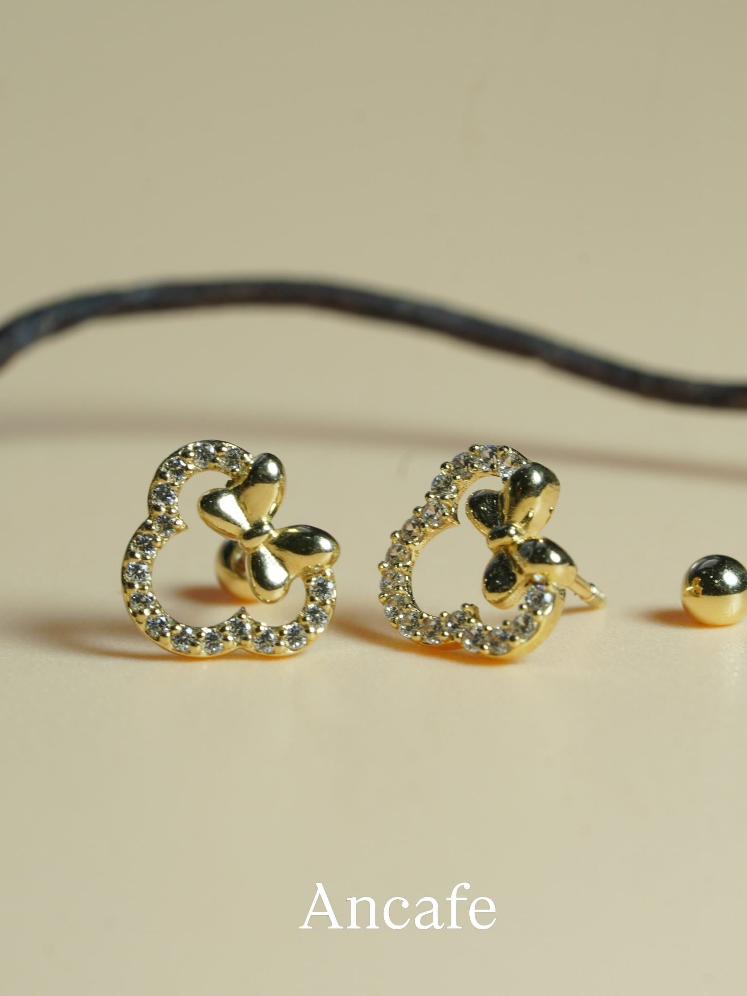 Hoa tai vàng 14k xinh (ER-GLD-112)