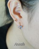 [ancafe-accessories] Hoa tai ER450K-046-VH-ĐÁ XANH