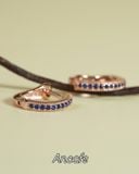 [ancafe-accessories] Hoa tai ER450K-047-VH-ĐÁ XANH