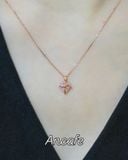 [ancafe-accessories] Dây chuyền NL520K-016-VH-TIM HỒNG