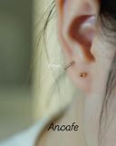 Hoa tai vàng 14k bi xước (ER-GLD-103)