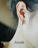 [ancafe-accessories] Hoa tai ER450K-047-VH-ĐÁ XANH