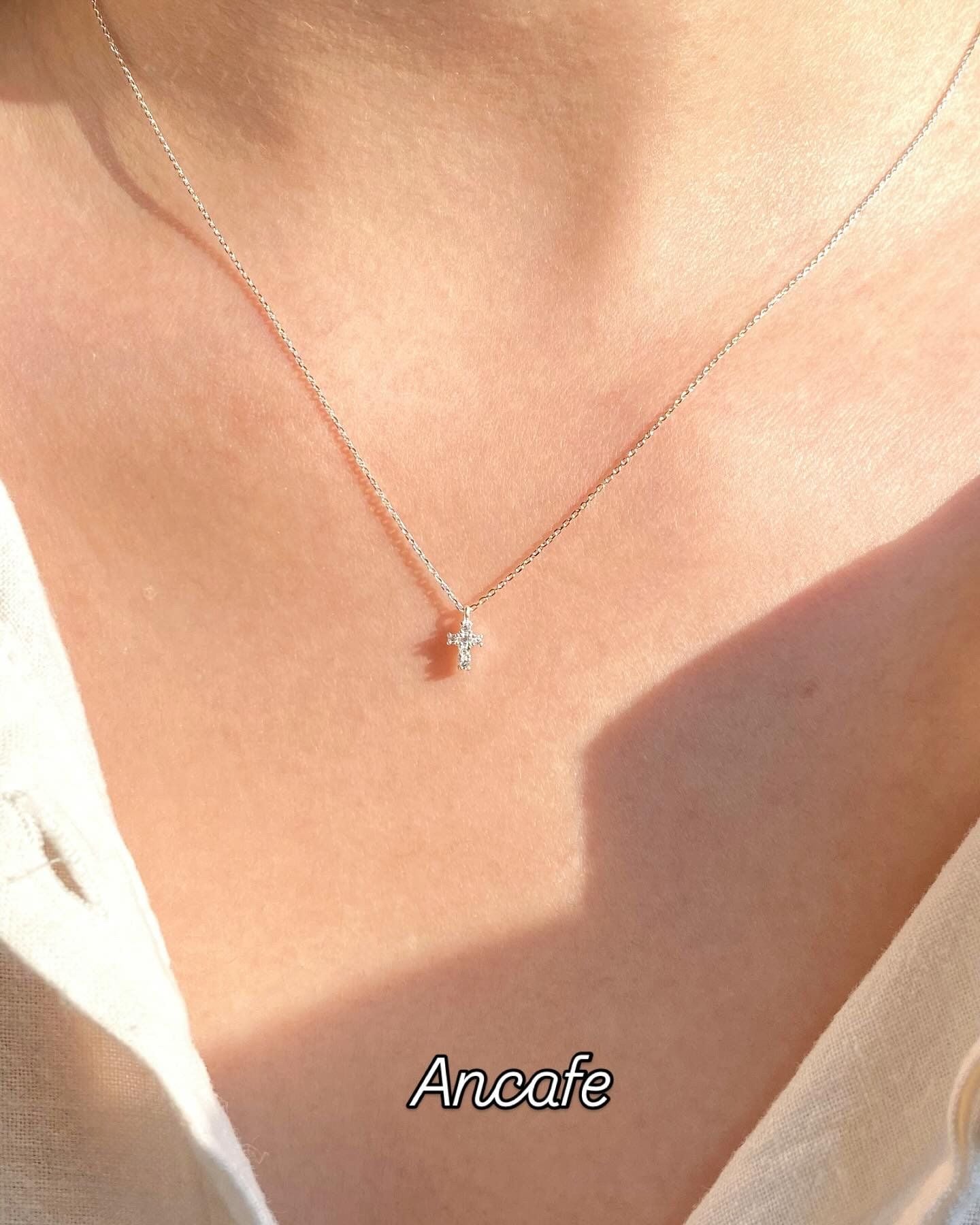 [ancafe-accessories] Dây chuyền NL420K-043-BAC-SỢI DÀY