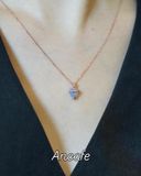 [ancafe-accessories] Dây chuyền NL520K-016-VH-TIM XANH