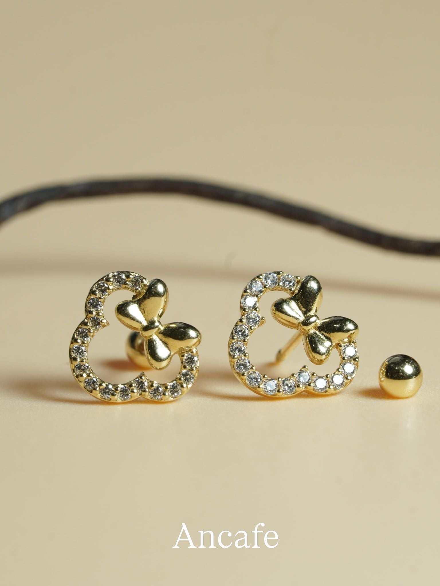 Hoa tai vàng 14k xinh (ER-GLD-112)