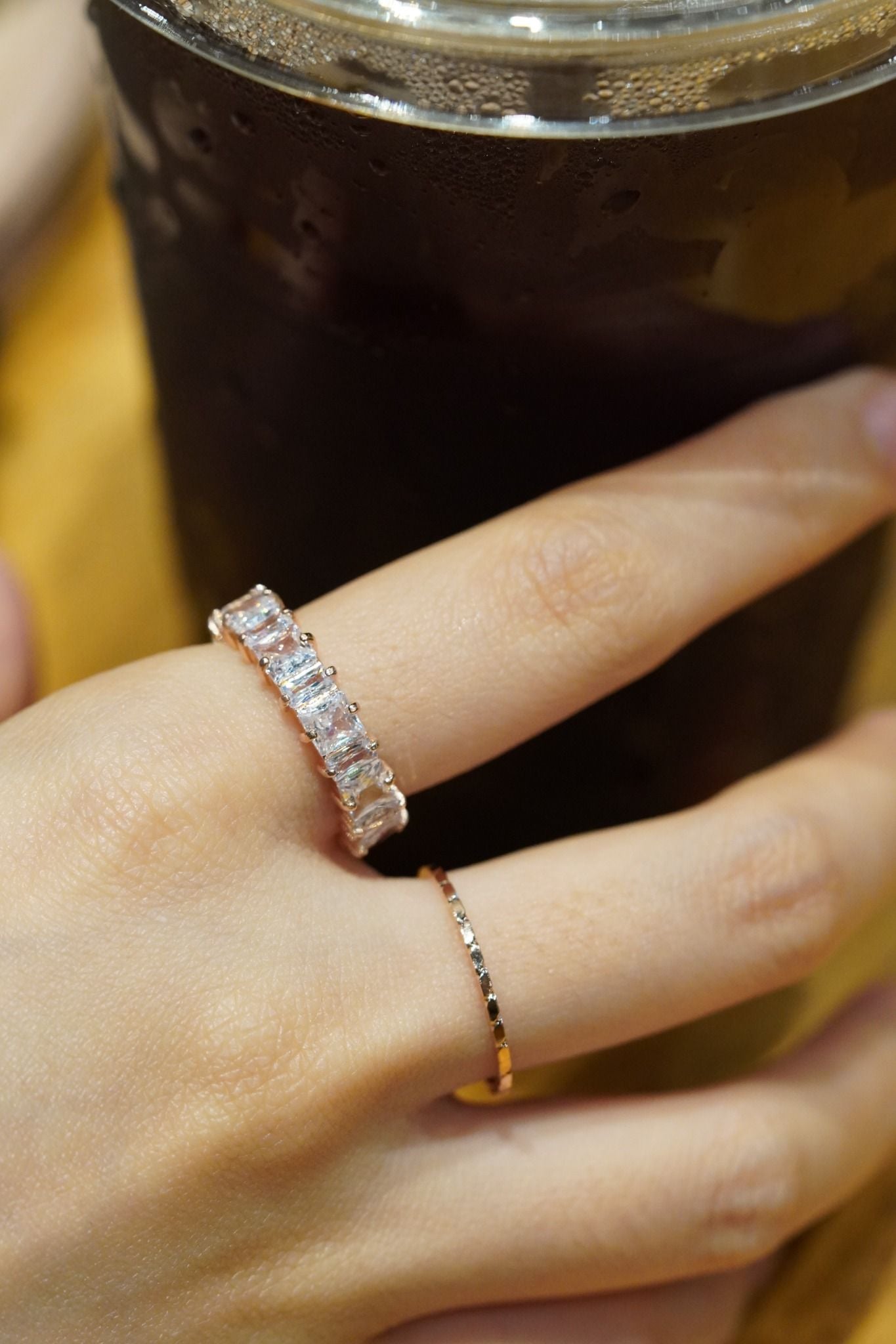 [ancafe-accessories] Nhẫn R450K-015-12-VH-ĐÁ TRẮNG