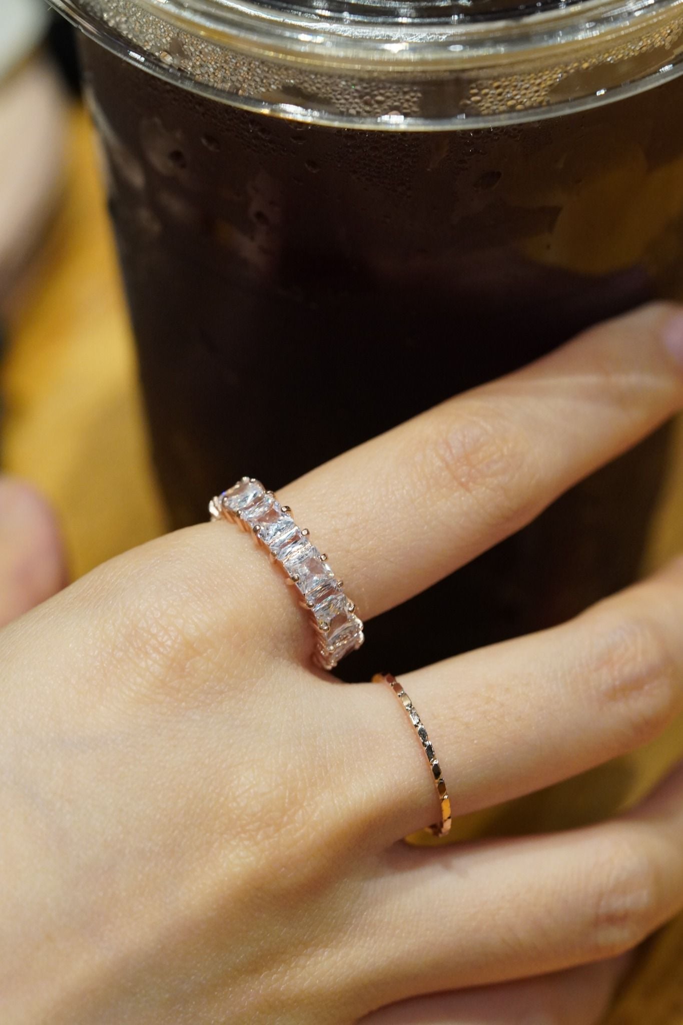 [ancafe-accessories] Nhẫn R450K-015-12-VH-ĐÁ TRẮNG