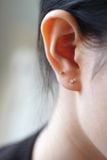 Hoa tai vàng 14k kim cương Lab-Grown Rund Shape