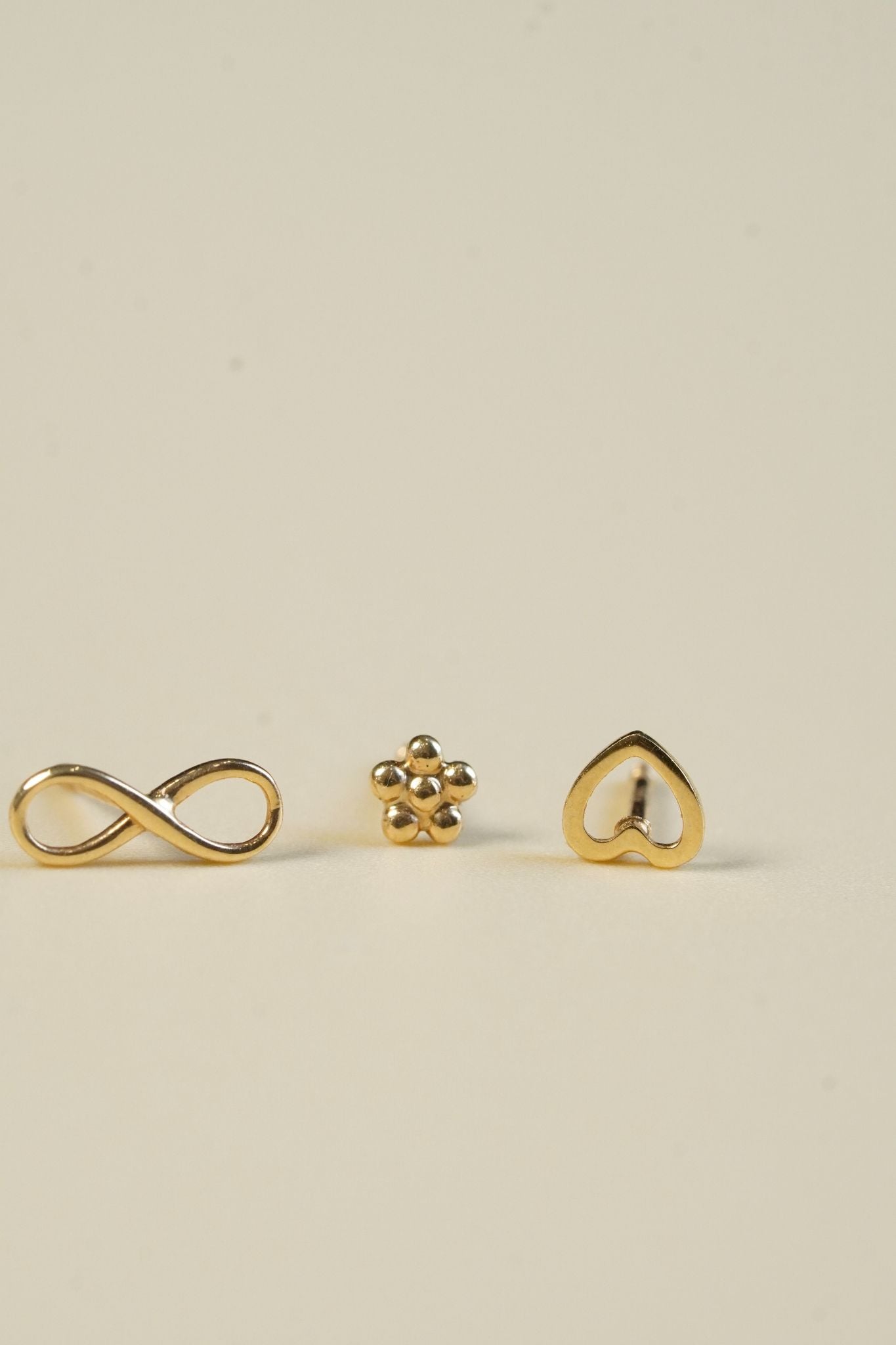Hoa tai vàng 14k  vô cực (ER-GLD-039)