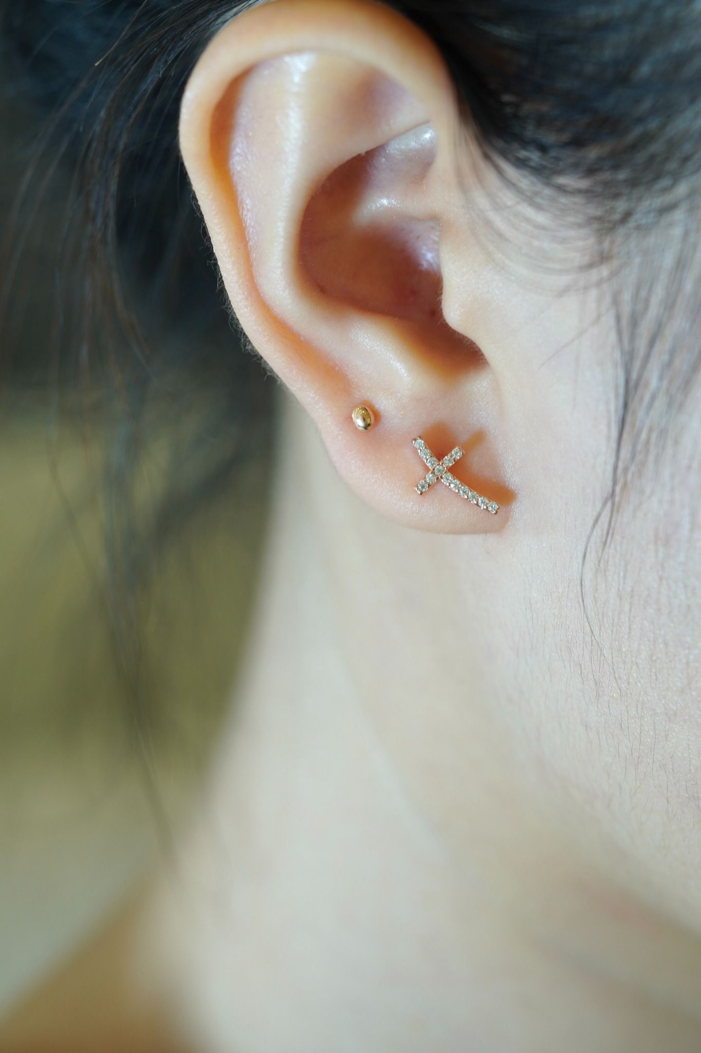 [ancafe-accessories] Hoa tai ER390K-116-VH-ĐÁ TRẮNG