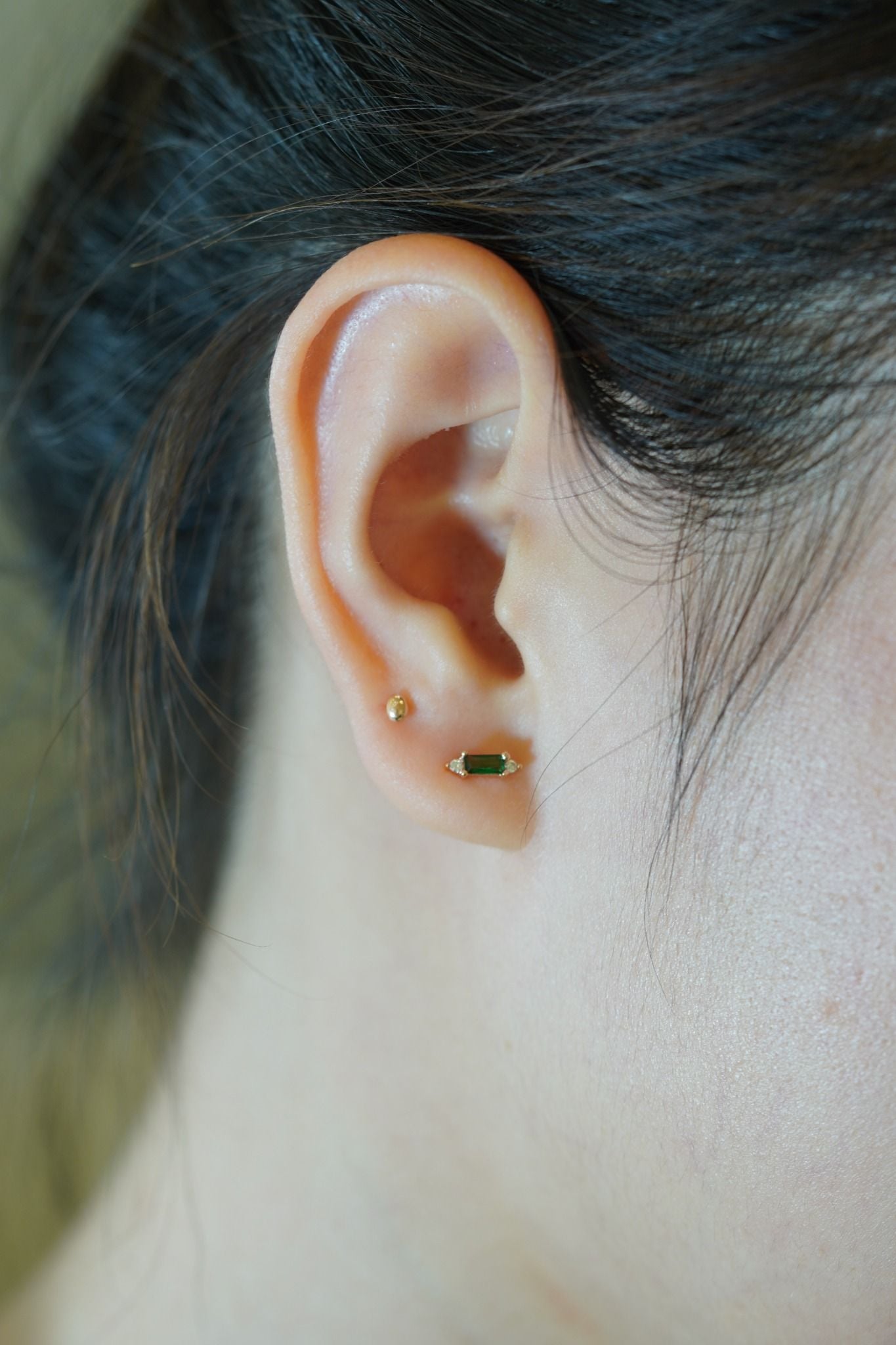 [ancafe-accessories] Hoa tai ER280K-034-VH-ĐÁ XANH LÁ