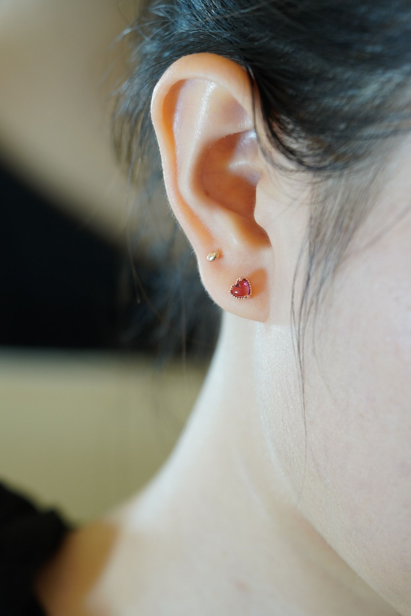 [ancafe-accessories] Hoa tai ER280K-045-VH-ĐÁ HỒNG