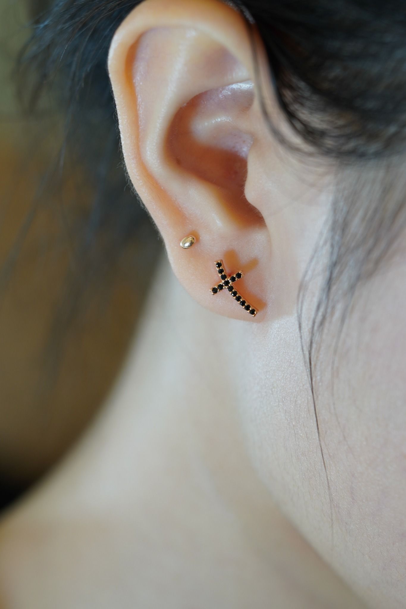 [ancafe-accessories] Hoa tai ER390K-116-VH-ĐÁ ĐEN